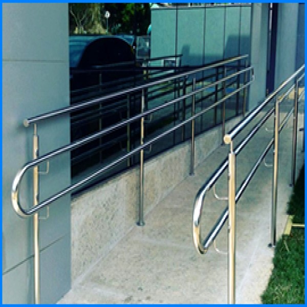 Guarda corpo em aço inox