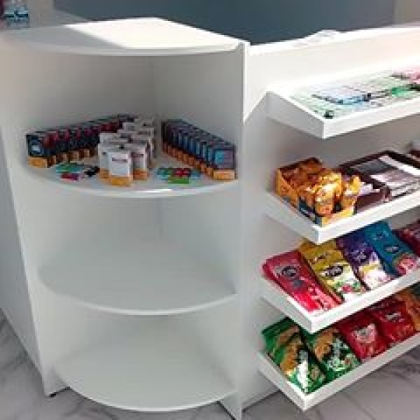 Balcão para loja de conveniência