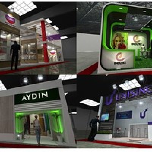 Materiais para montagem de stands