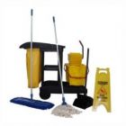 carrinho de limpeza multifuncional kit 3 completo - limpeza úmida e seca