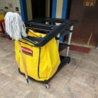 carrinho para limpeza hospitalar