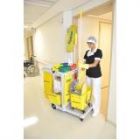 carrinho hospitalar para transporte de roupas