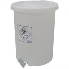 cesto de lixo com pedal 60 litros