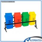 Conjunto de lixeiras para coleta seletiva valor