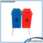 Kit de lixeiras para coleta seletiva RE