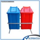 Kit de lixeiras para coleta seletiva SP