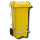 carrinho coletor de lixo 120 litros com pedal