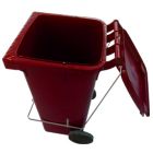 lixeira com pedal 50 litros marfinite