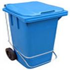 lixeira 120 litros com rodas e pedal