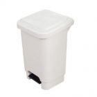 lixo pedal branco