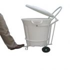 lixeiras com pedal 100 litros