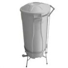 lixeira com pedal 60 litros