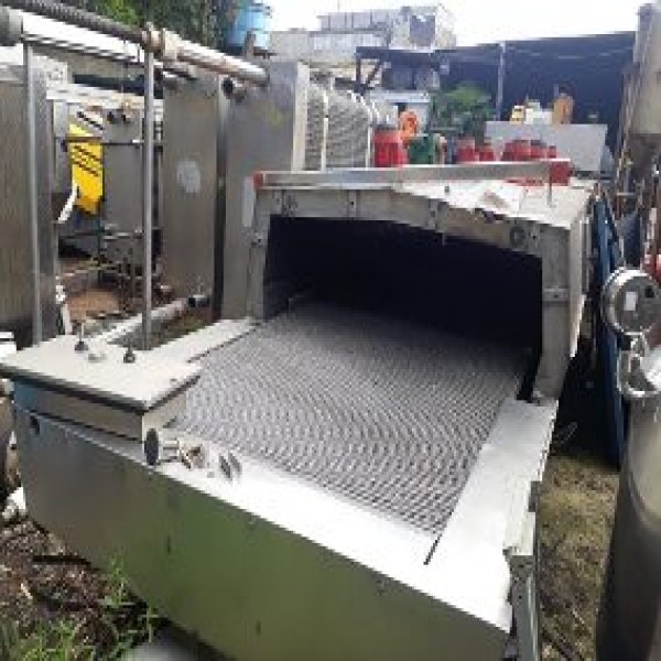 Esteira transportadora alimentícia