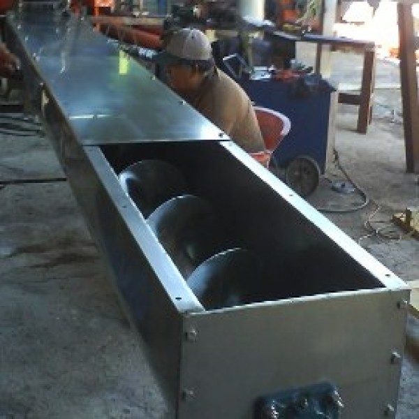Transportador helicoidal inox