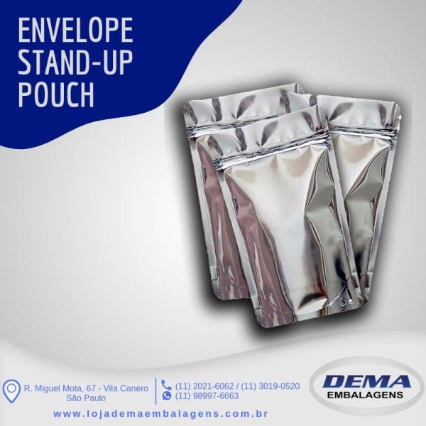 Embalagem stand up pouch