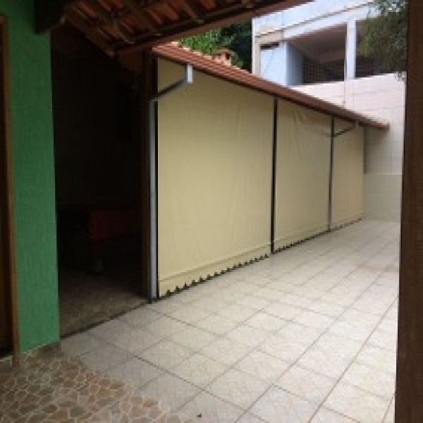 Lona cortina retrátil