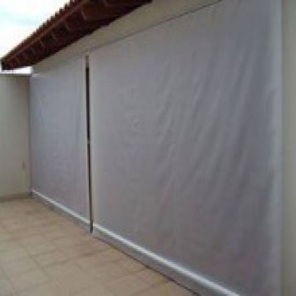 Lona cortina retrátil