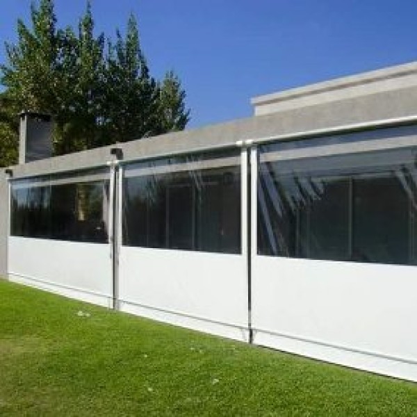 Lona cortina transparente