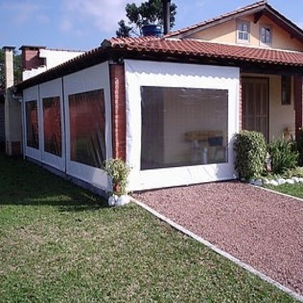 Lona cortina transparente