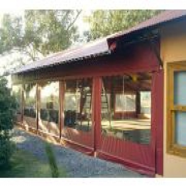 Lona cortina transparente