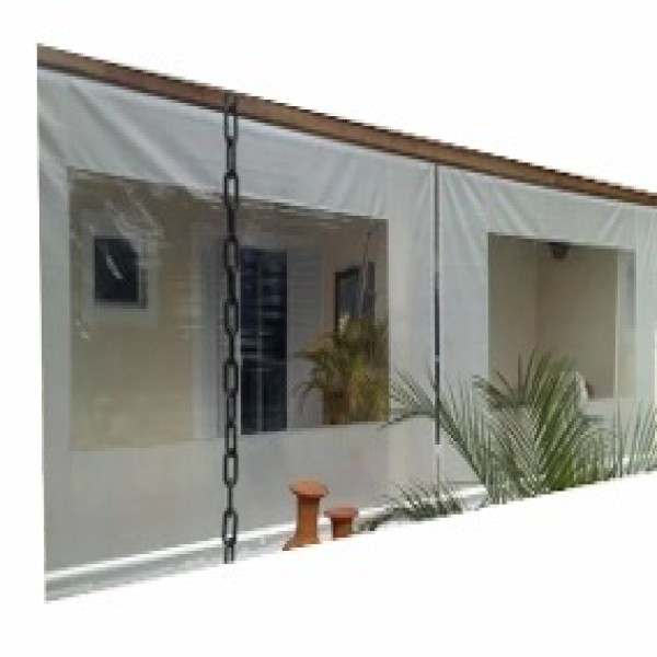 Lona cortina transparente