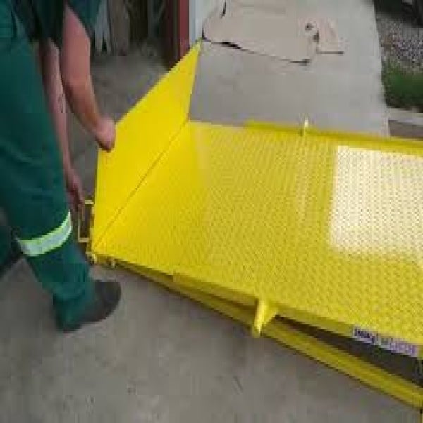 Niveladora de doca portátil