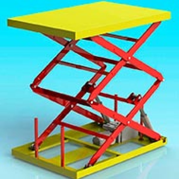Plataforma elevadora extra baixa