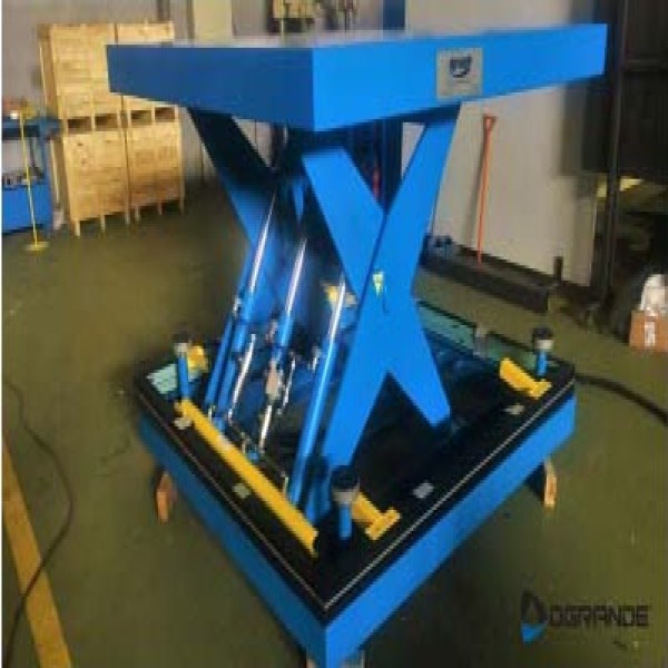 Plataforma ergonômica tipo u para paletização