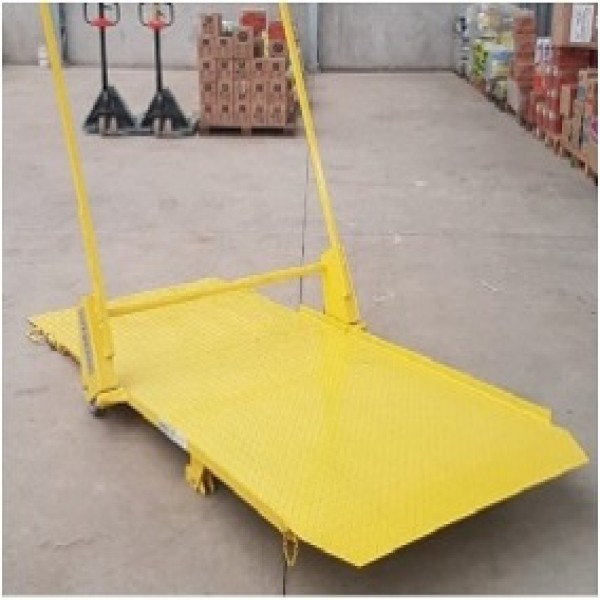 Plataforma niveladora de doca manual