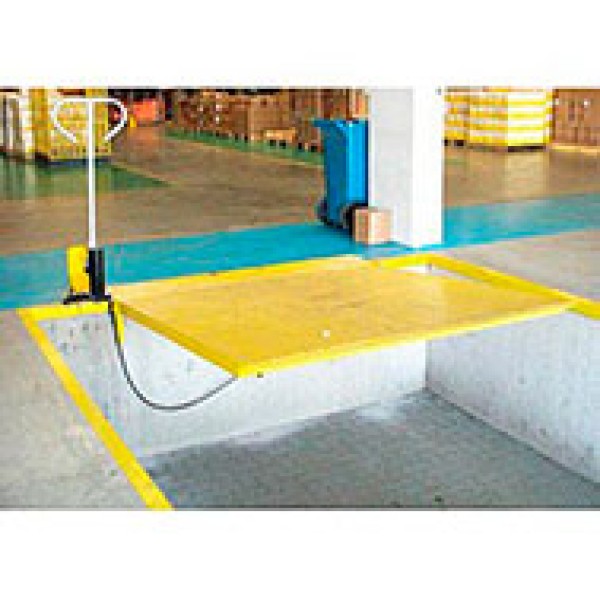 Plataforma niveladora de doca manual