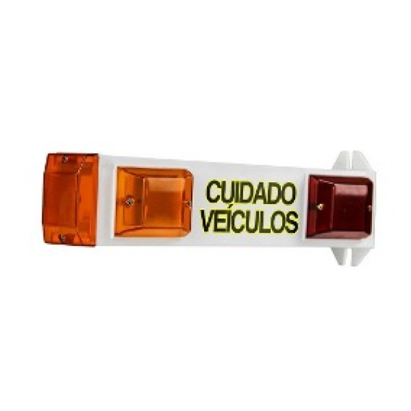 Semáforo sinalizador de LED para doca