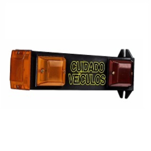 Semáforo sinalizador de LED para doca