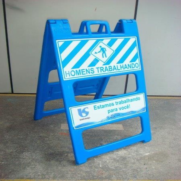 Fornecedor de cavalete de sinalização em PVC