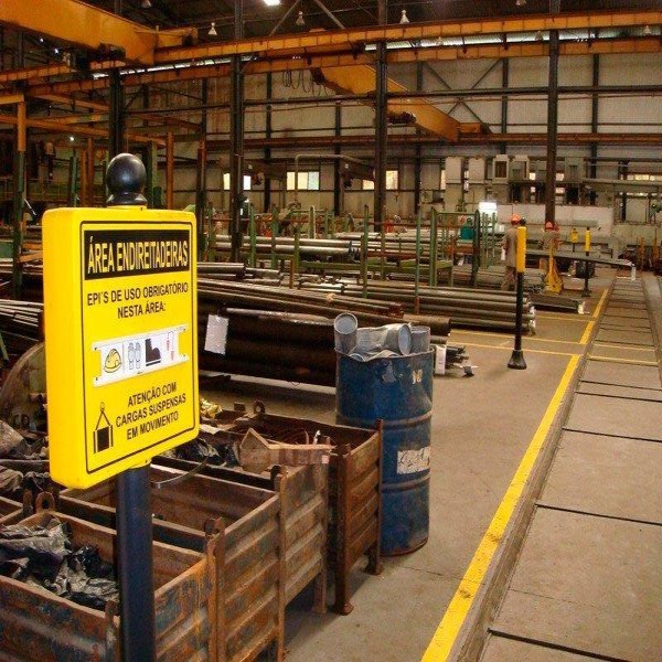 Placas de sinalização industrial