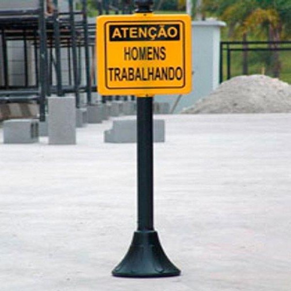 Sinalização de segurança placas