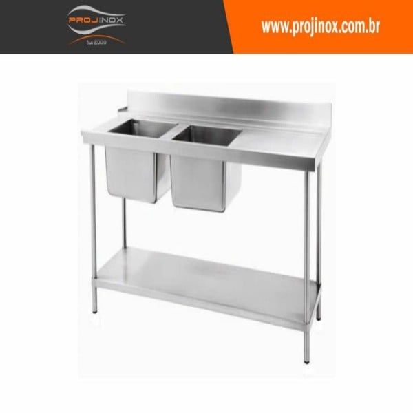 mesa de inox industrial