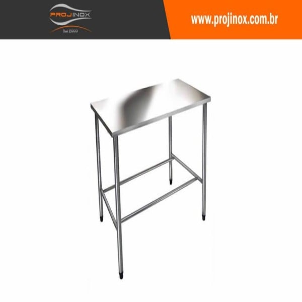 mesa em aço inox para cozinha