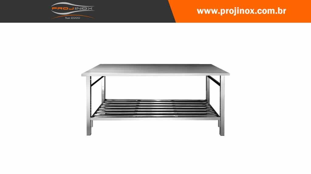 mesa em aço inox