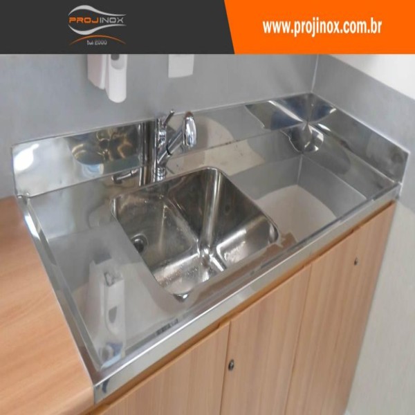 bancada de aço inox para laboratório