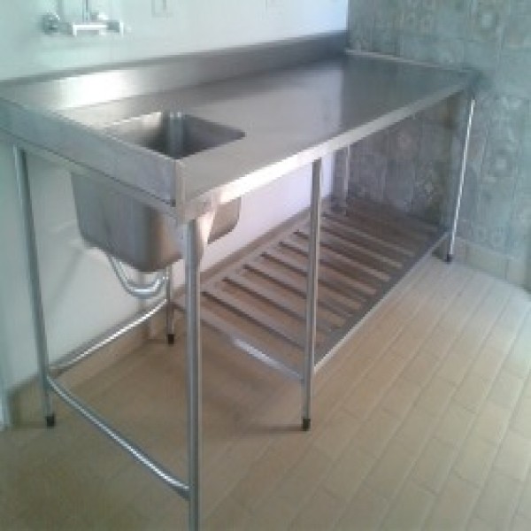 bancada de aço inox para laboratório