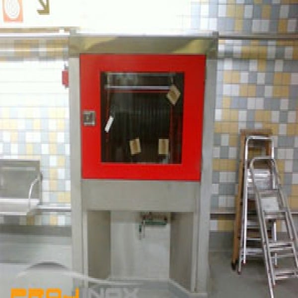 caixa de hidrante aço inox
