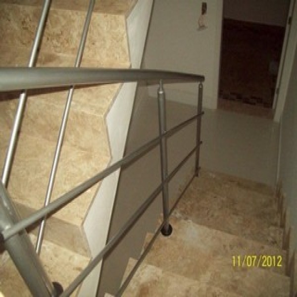corrimão de inox para escada