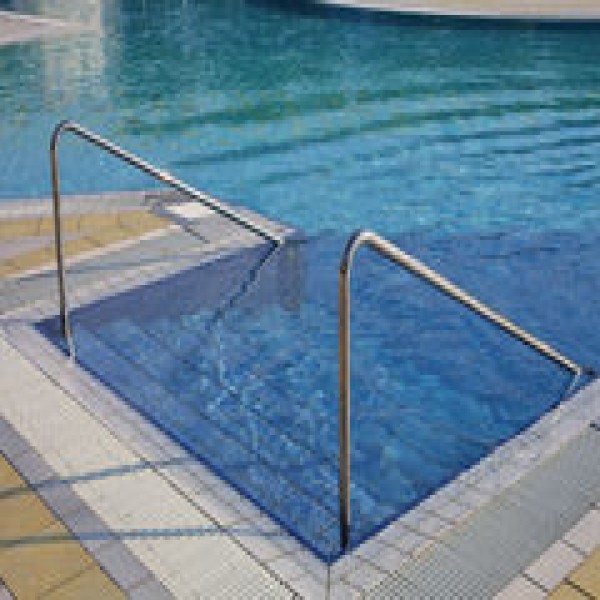 corrimão de inox para piscina