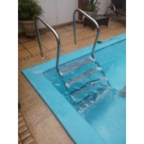 corrimão de inox para piscina