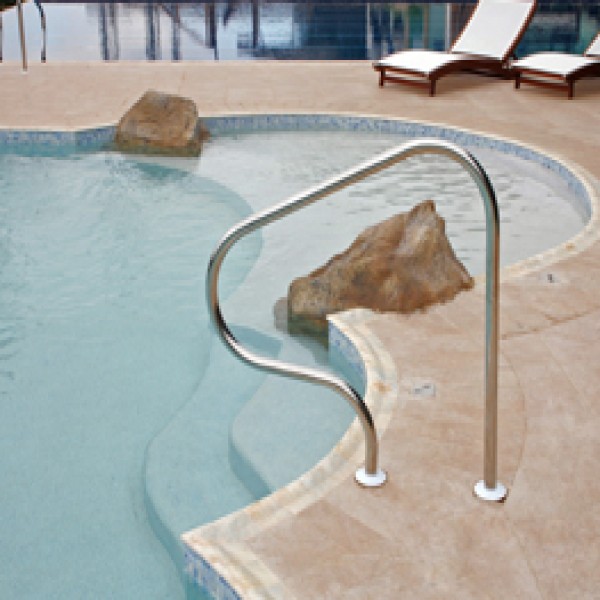 corrimão de inox para piscina