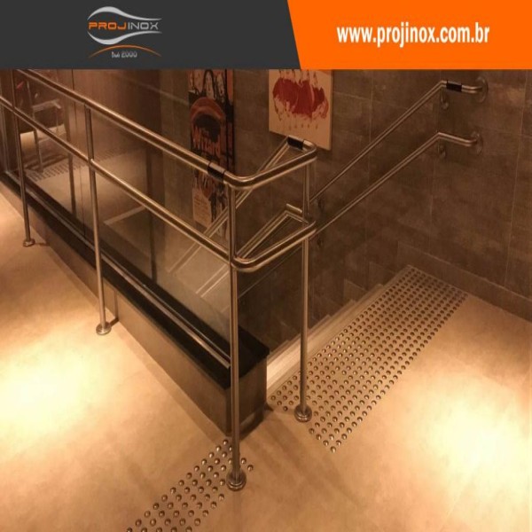 corrimão de inox SP