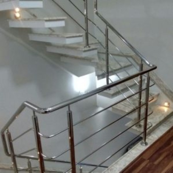 fabricante de corrimão aço inox