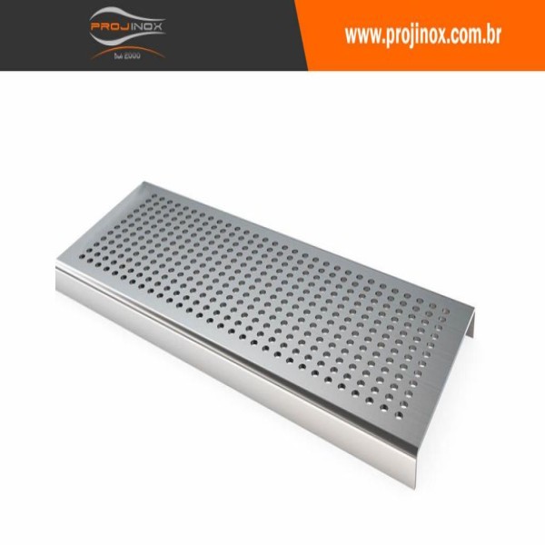 ralo linear aço inox