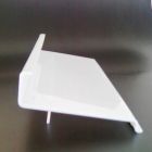 display em acrílico com bolso triplo 21x10