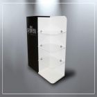 display acrílico parede porta folha a4 com bolso